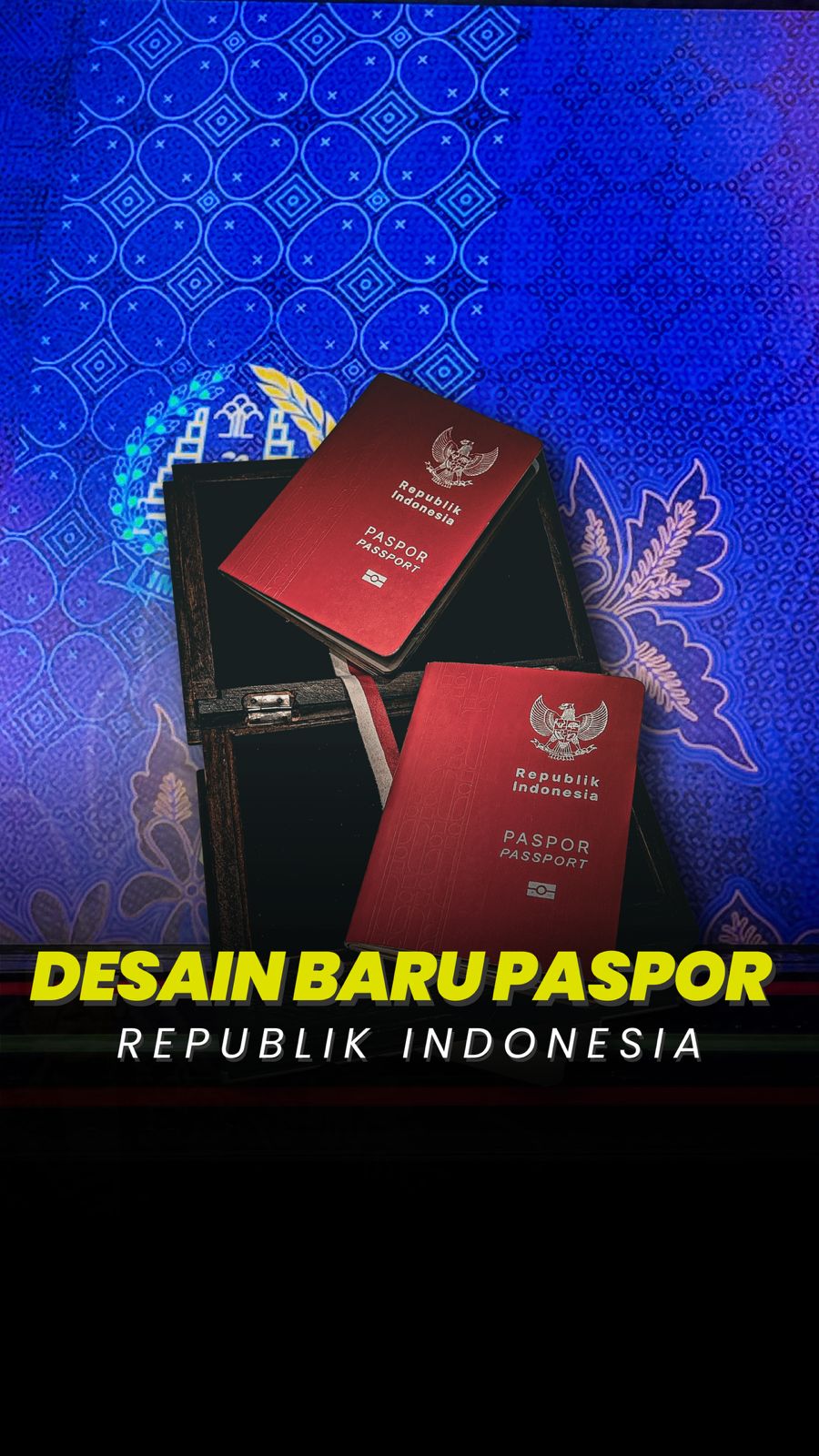 Direktorat Jenderal Imigrasi meluncurkan Paspor Republik Indonesia dengan desain baru. Paspor desain baru ini dikhususkan untuk e-paspor. Terdapat peningkatan dari sisi kualitas bahan baku, penambahan jenis serta jumlah fitur pengaman.  Kombinasi fitur pe